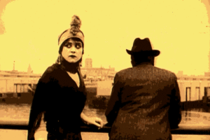 Theda Bara about to pounce - A Fool there Was
